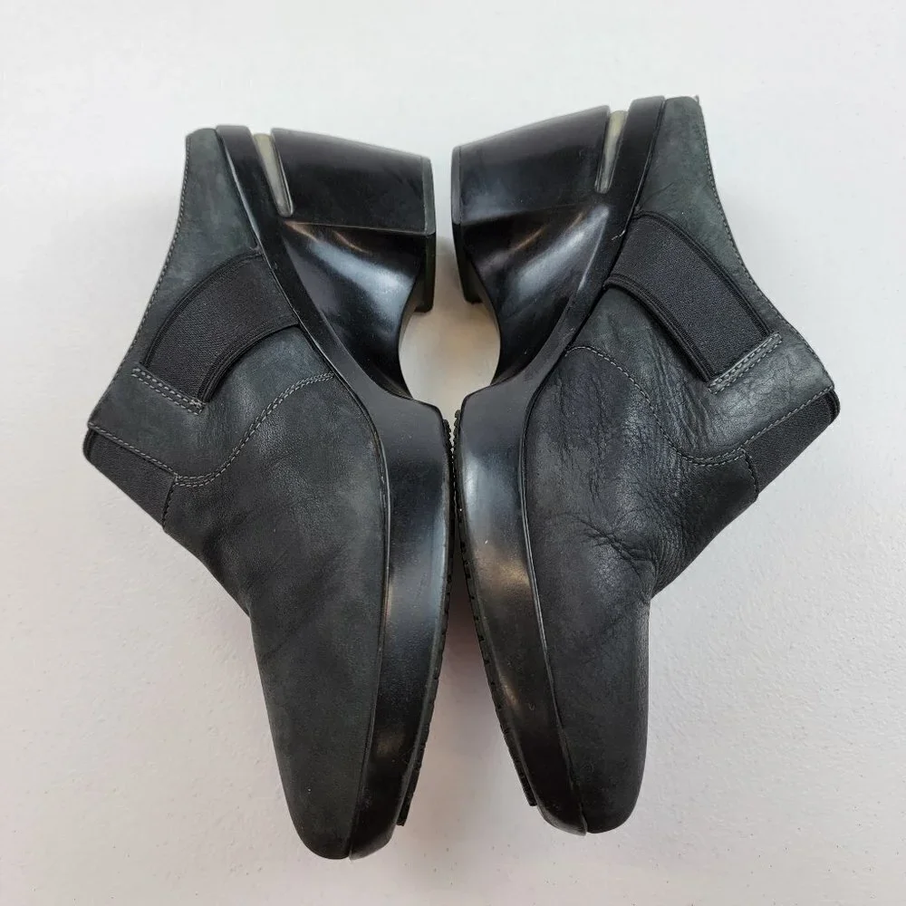 Cole Haan Air Sara Clogs Black Suede Patform Mules Women's Size 9.5 B - Picture 9 of 11